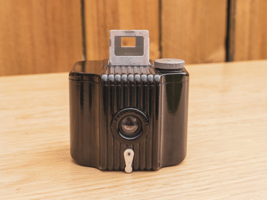 Kodak Baby Brownie with raised viewfinder