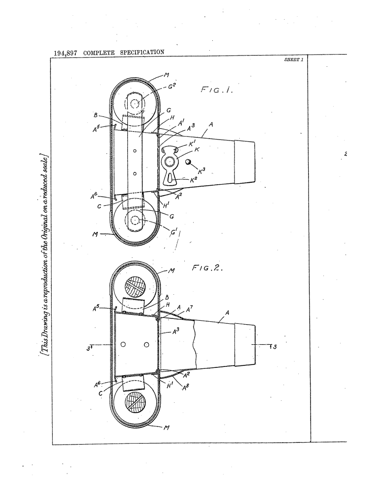 Drawing of camera from patent application